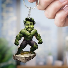 Kişiye Özel Karikatür Figür I Anahtarlık Biblo I Hulk